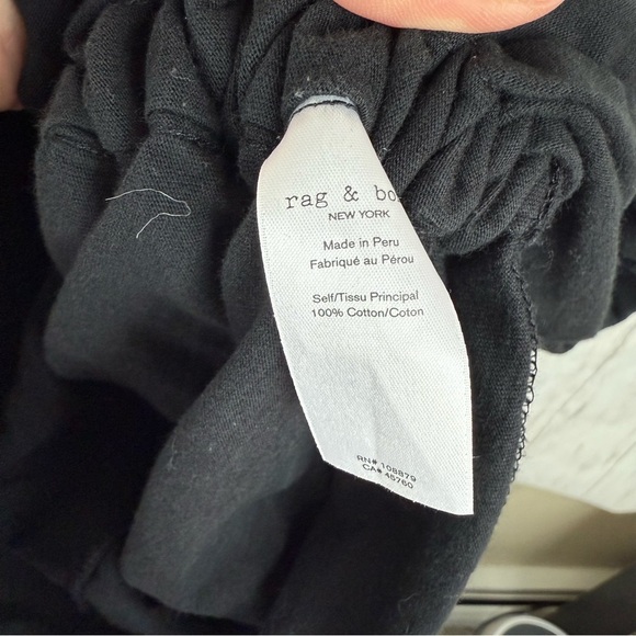 Rag and Bone black ruched sides tank dress - Picture 3 of 4